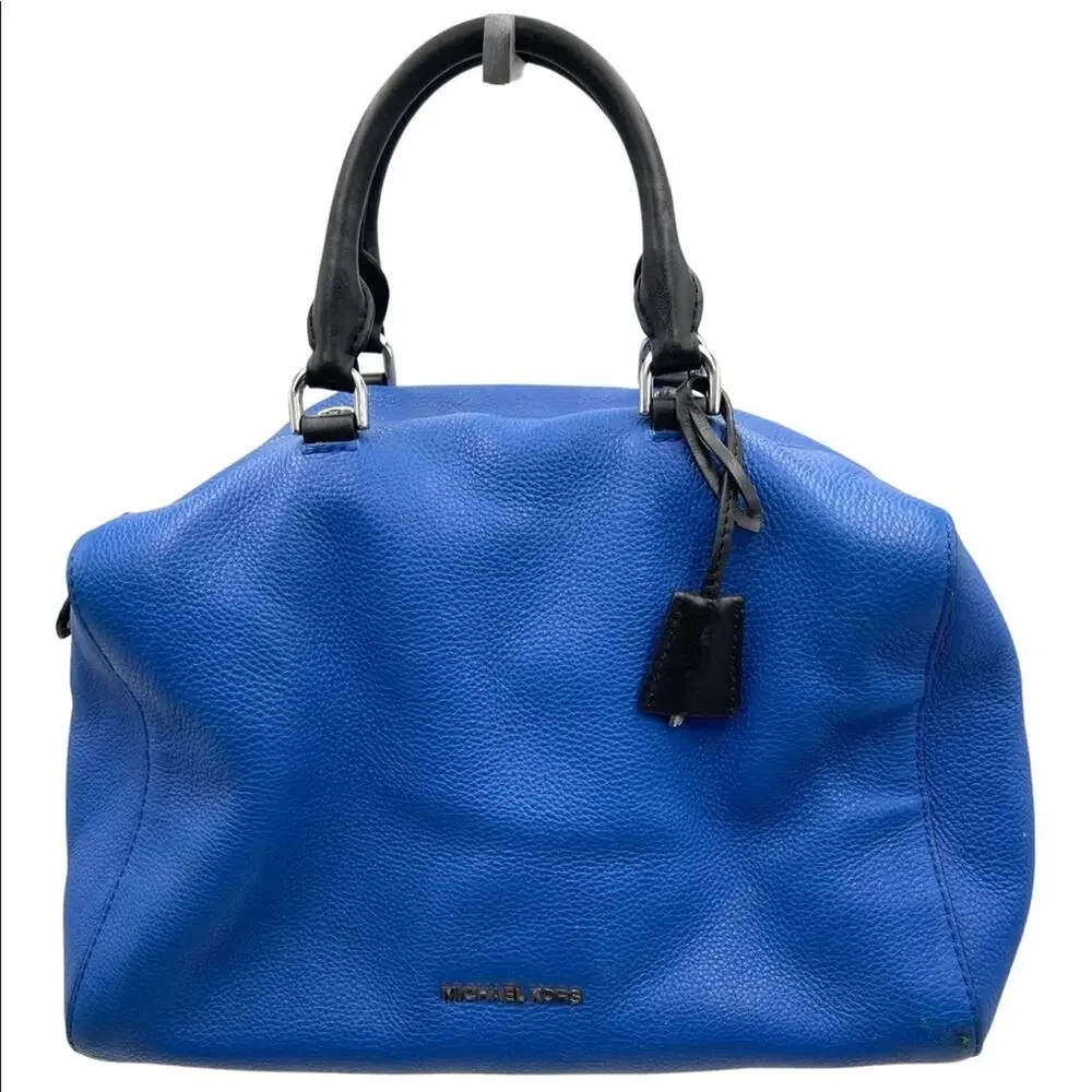 MICHAEL Michael Kors Large Kirby Satchel Electric Blue EUC - Picture 4 of 16